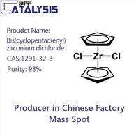 Bis(cyclopentadienyl)zikonyòm Dichloride CAS: 1291-32-3